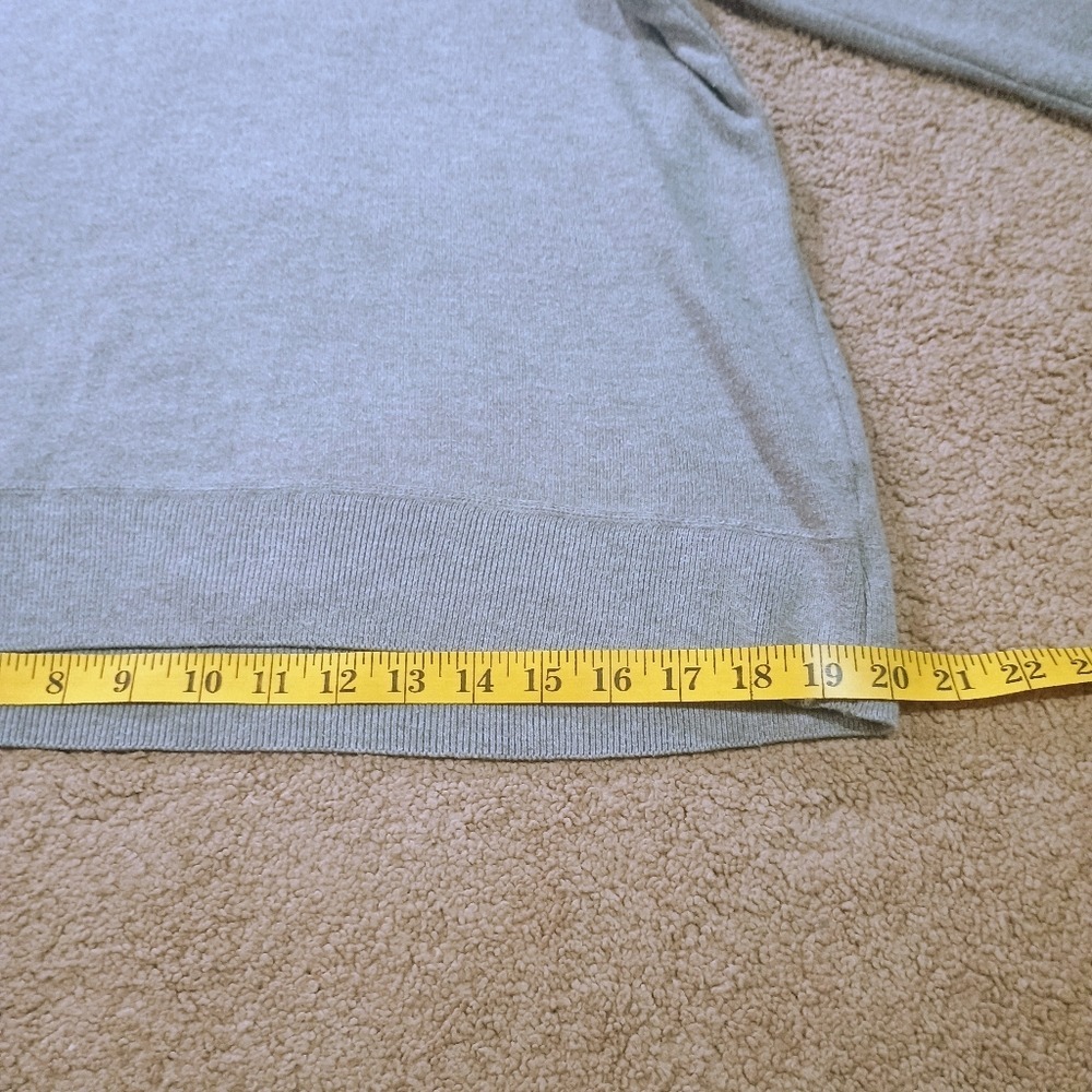 Northwest Blue Pullover Sweater Mens XL‎ Heather Gray Mock Neck Casual Classic - Picture 7 of 8